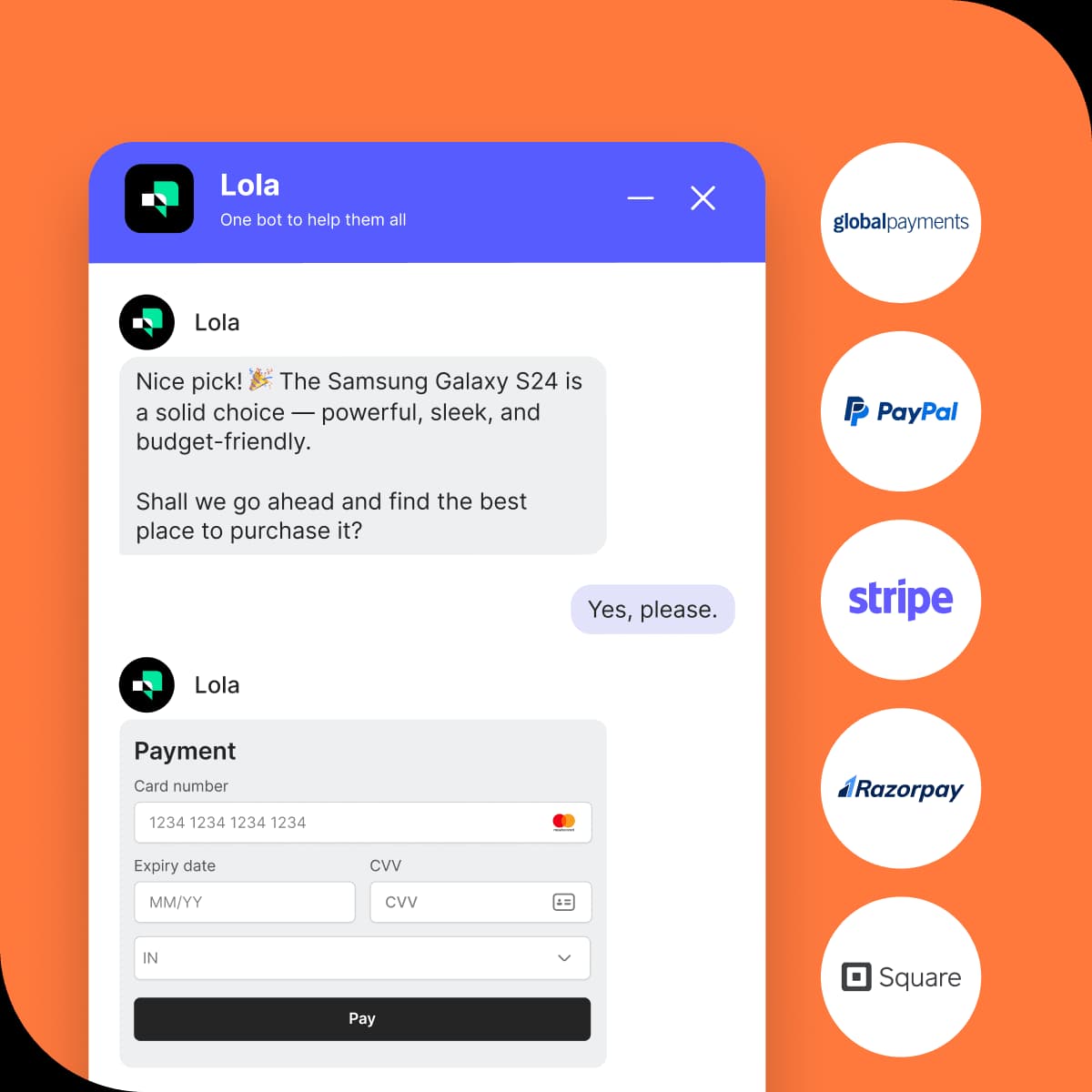Conversational AI sales agent