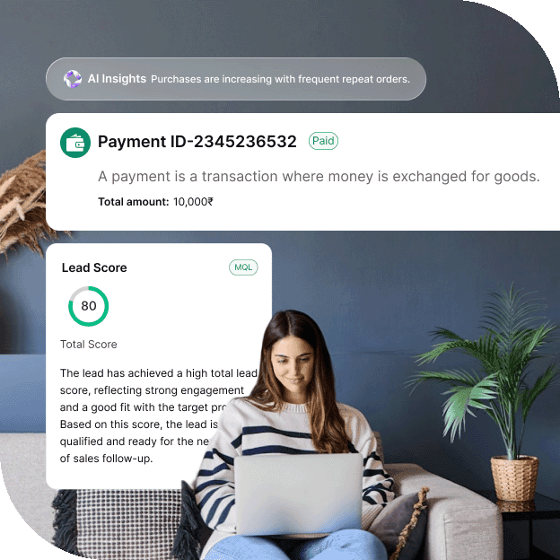 Unified AI Automation Connecting CRM Chatbot and Workflows