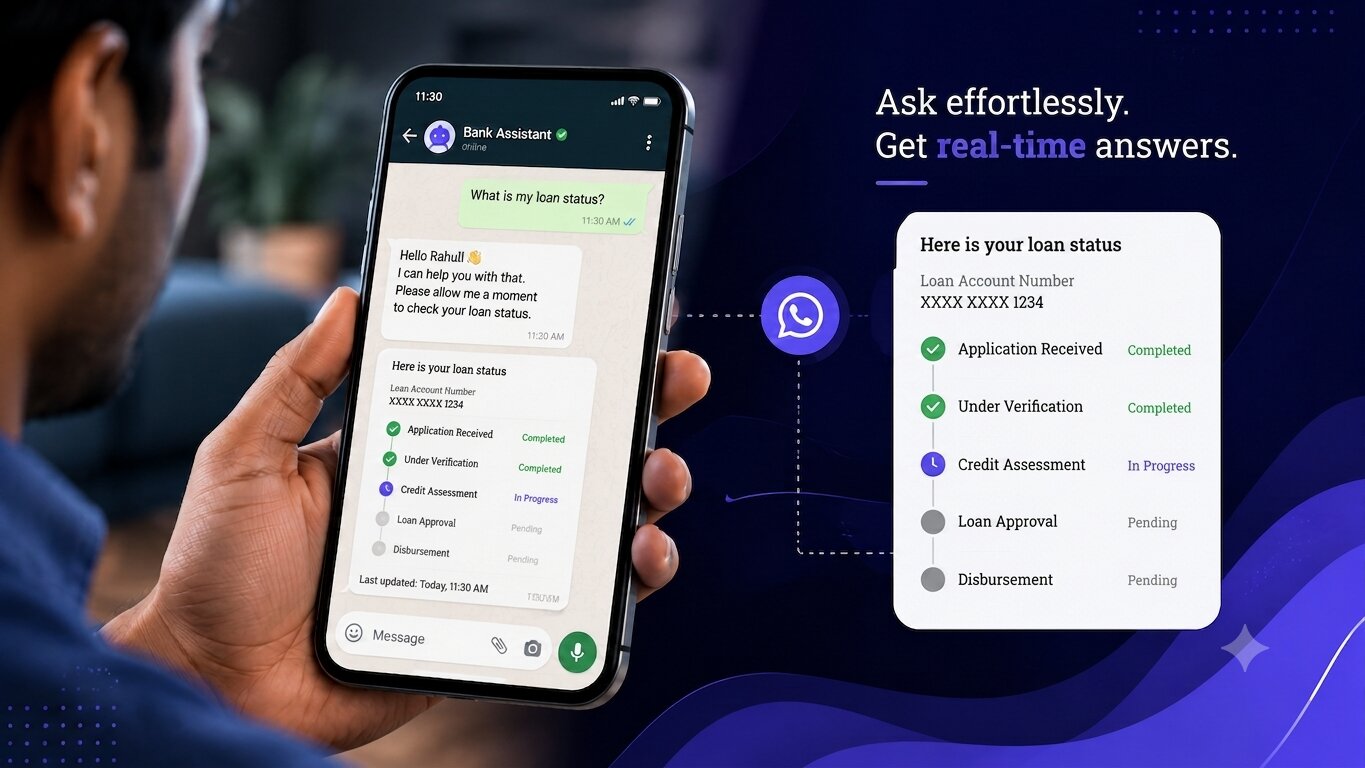 Conversational Ai Loan Status India
