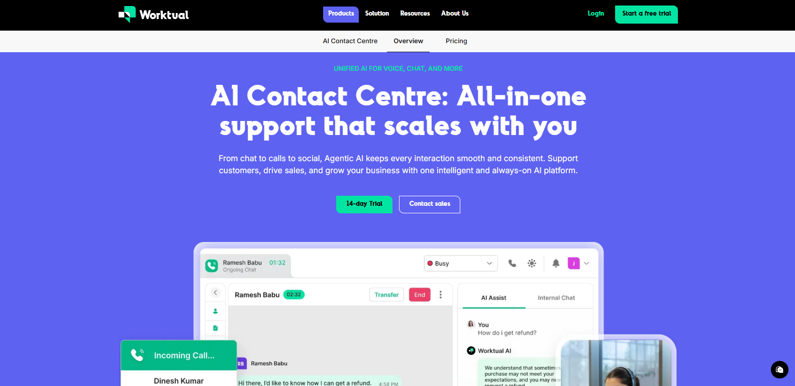Worktual Contact Centre