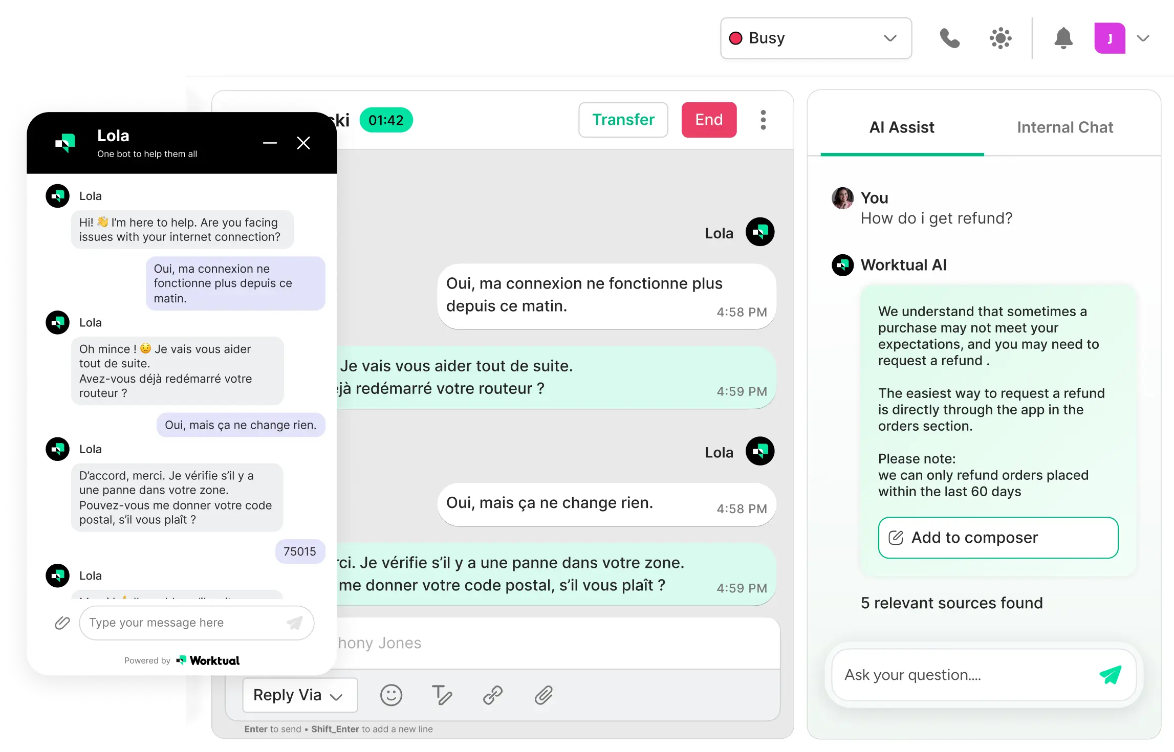 Advanced messaging and control